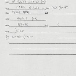 Eastern questionnaire, answ...