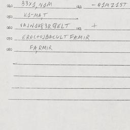 Eastern questionnaire, answ...