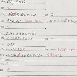 Eastern questionnaire, answ...
