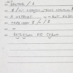 Eastern questionnaire, answ...