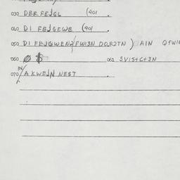 Eastern questionnaire, answ...