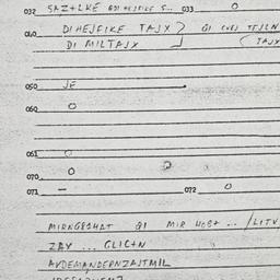 Eastern questionnaire, answ...