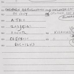 Eastern questionnaire, answ...