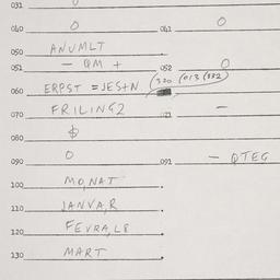 Eastern questionnaire, answ...