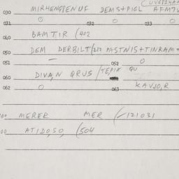 Eastern questionnaire, answ...