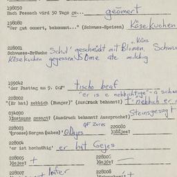 Western questionnaire, answ...