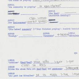 Western questionnaire, answ...