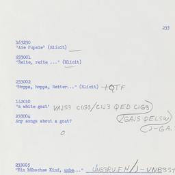 Western questionnaire, answ...