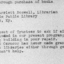 Carnegie Turn-Downs, Librar...