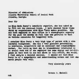Letter of Recommendation fo...