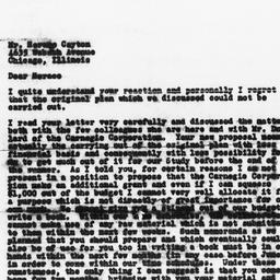 Letter from Gunnar Myrdal t...