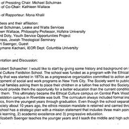 Minutes, 2004-01-20. Ethics...
