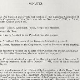 Executive Committee Meeting