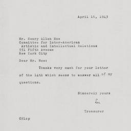 Board Meeting, 5/20/1943