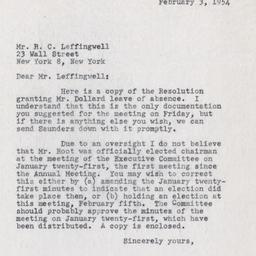 Correspondence-To R. C. Lef...