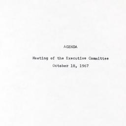 Executive Committee Meeting
