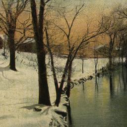 Winter Scene, Bronx River, ...