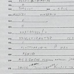 Eastern questionnaire, answ...
