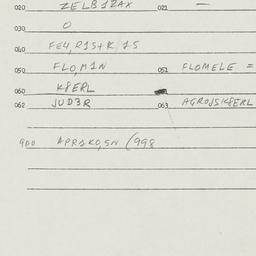 Eastern questionnaire, answ...