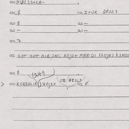 Eastern questionnaire, answ...