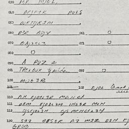 Eastern questionnaire, answ...