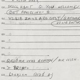 Eastern questionnaire, answ...