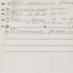 Eastern questionnaire, answ...