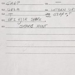 Eastern questionnaire, answ...