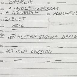 Eastern questionnaire, answ...