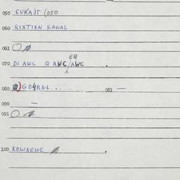 Eastern questionnaire, answ...