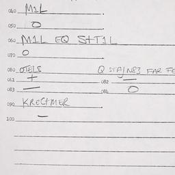 Eastern questionnaire, answ...