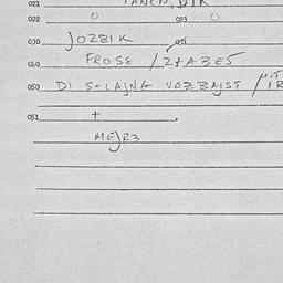 Eastern questionnaire, answ...