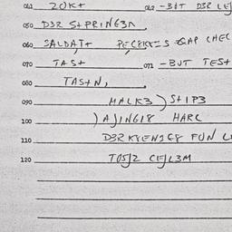 Eastern questionnaire, answ...
