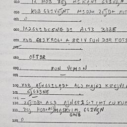 Eastern questionnaire, answ...
