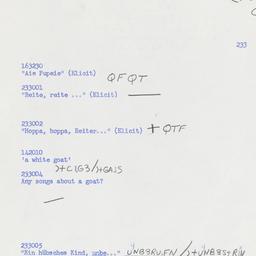 Western questionnaire, answ...