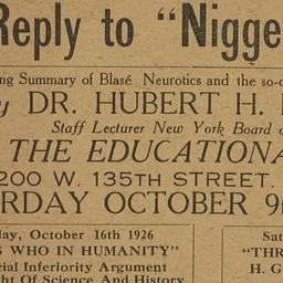 A Reply to "Nigger Hea...