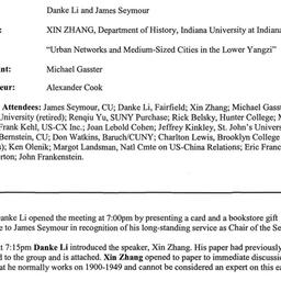 Minutes, 2005-04-14. Modern...