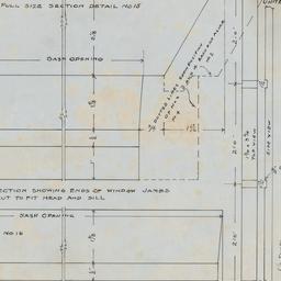 Window jamb section