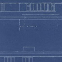 Front, rear elevations