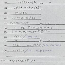 Eastern questionnaire, answ...