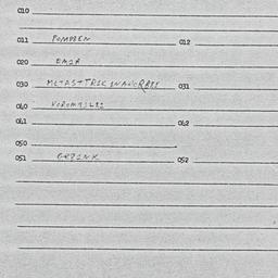 Eastern questionnaire, answ...
