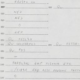 Eastern questionnaire, answ...