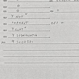 Eastern questionnaire, answ...
