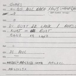 Eastern questionnaire, answ...