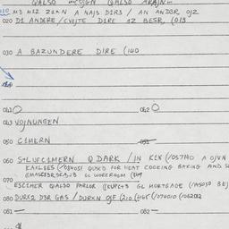 Eastern questionnaire, answ...