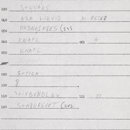 Eastern questionnaire, answ...