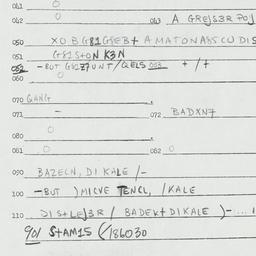 Eastern questionnaire, answ...