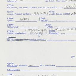 Western questionnaire, answ...