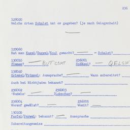 Western questionnaire, answ...