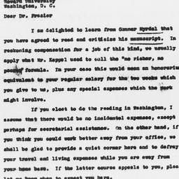 Letter from Charles Dollard...